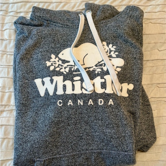 Roots whistler Canada pullover hoodie logo sweatshirt ski British Columbia - Picture 6 of 6